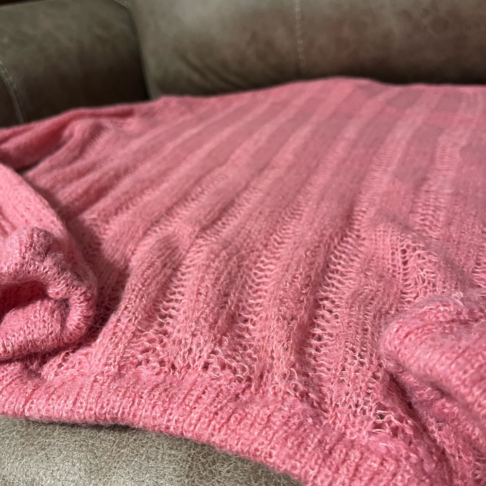 Free People Soft Pink Knit Sweater